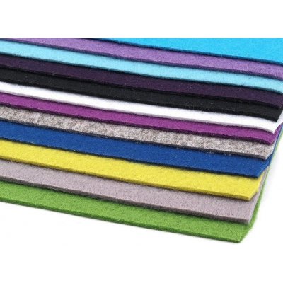 Pro Háčkování Látková dekorativní plsť 20x30 cm mix 1b – Zboží Dáma