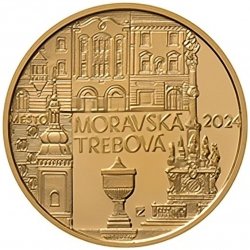 Česká mincovna Moravská Třebová 5000 Kč 2024 zlatá mince PROOF 1/2 oz