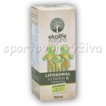 Liposomal Vitamin C 750 mg 250 ml ananas Ekolife Natura – Hledejceny.cz