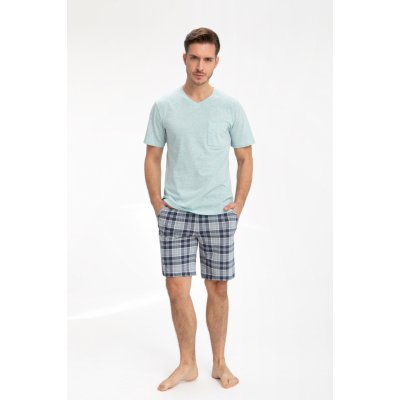 Luna 790 pánské pyžamo krátké zelené – Zbozi.Blesk.cz