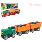 Hape Dieselový nákladní vláček – Zboží Dáma