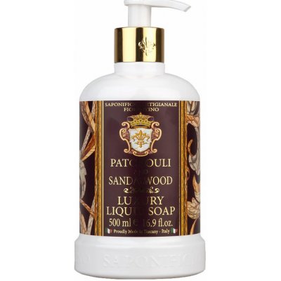 Saponificio Artigianale Fiorentino Patchouli and Sandalwood tekuté mýdlo 500 ml – Hledejceny.cz