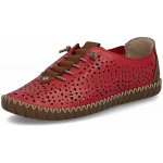 Rieker Dámské polobotky M2856-33 červená S6 – Zboží Mobilmania