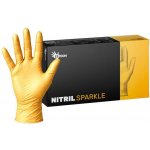 Espeon NITRIL SPARKLE nepudrované perleťově zlaté 100 ks – Zboží Mobilmania