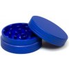 Příslušenství k cigaretám Higarden dvoudílná kovová drtička 50 mm modrá