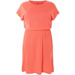 Esmara Dámské lněné šaty korálová – Sleviste.cz