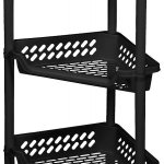 Plast Team Regál pojízdný 3 patra rohový z recyklovaného plastu – Zboží Mobilmania