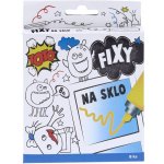 Fixy na sklo 8 barev – Zboží Dáma