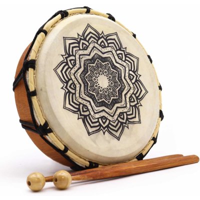 AWM Mandala Šamanský Buben s 1 Paličkou - 20 cm 1ks – Zboží Mobilmania