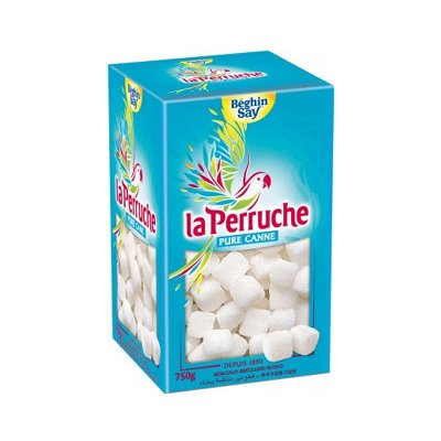 Bosfood Přírodní třtinový cukr bílý Kostky La Perruche 750 g – Zboží Dáma