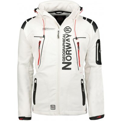 Geographical Norway bunda pánská softshell Techno bílá – Zboží Dáma