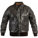 Bunda Mil-tec kožená US A2 s límcem hnědá – Zbozi.Blesk.cz