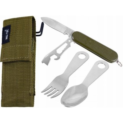 MIL-TEC Příbor s kapesním multifunkčním nožem – Hledejceny.cz