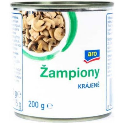 ARO Žampiony krájené 200g – Sleviste.cz