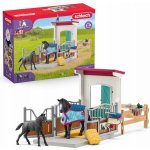 Schleich 42437 Box pro koně s Tori a Princess – Zboží Dáma