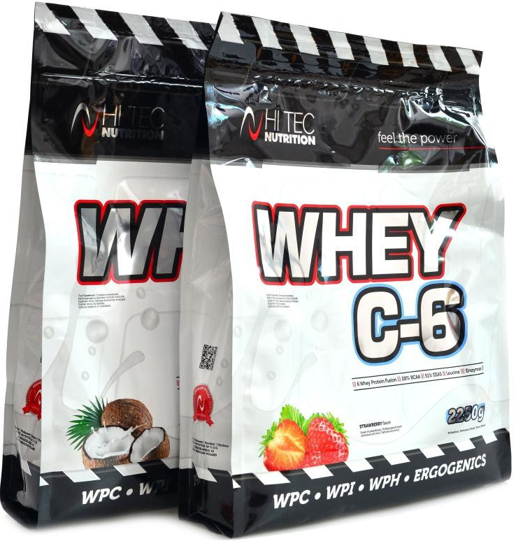 HiTec Nutrition Whey C6 CFM 100% whey 4500g