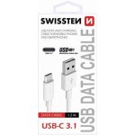 SWISSTEN USB / USB-C 3.1 BÍLÝ 1,5 M 71504402 – Hledejceny.cz
