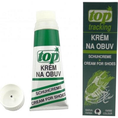 TOP Tracking krém na obuv 75ml s aplikátorem černá – Zboží Mobilmania