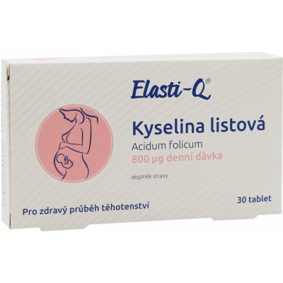 Elasti-Q Kyselina listová 800 30 tablet – Hledejceny.cz