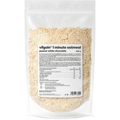 Vilgain Minutová ovesná kaše Arašídy s bílou čokoládou 400 g – Hledejceny.cz