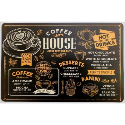 DURATEX Prostírání Coffee House 43 x 28 cm 1 ks plast – Zboží Dáma