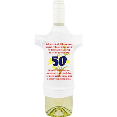 DIVJA Tričko na láhev - Zdraví, štěstí, dobrou víru - 50 – Hledejceny.cz