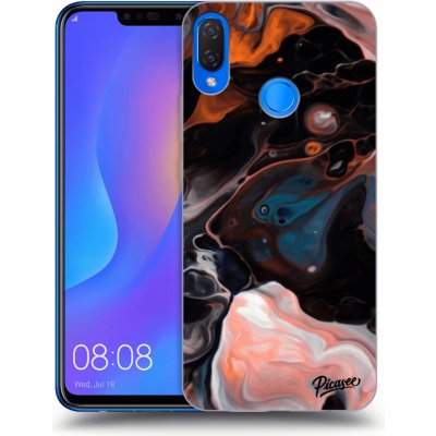 Pouzdro Picasee silikonové Huawei Nova 3i - Cream černé