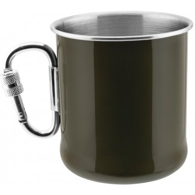 MIL-TEC Hrnek nerezový 250ml s karabinou – Zboží Dáma