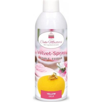 Cake Masters Velvet sprej žlutý 400 g – Hledejceny.cz