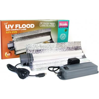 Arcadia D3+ Flood Lamp 24 W 12.0 UVB – Zboží Mobilmania