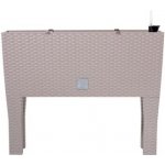 Prosperplast Truhlík se zavlažovacím systémem Rato Case High 80 x 62 x 33 cm mocca – Zboží Dáma