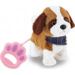 Wiky Pes chodící s efekty na kabel hnědý 22 cm – Hledejceny.cz