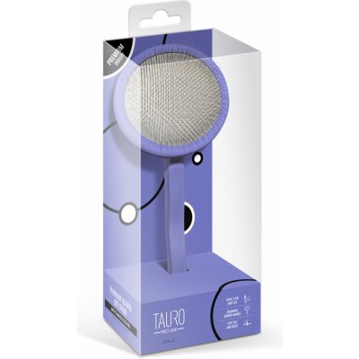 TAURO PRO LINE Antistatický dřevěný drátkový kartáč TPL kulatý fialový M – Zboží Dáma TAURO PRO LINE Antistatický dřevěný drátkový kartáč TPL kulatý fialový M – Zboží Dáma