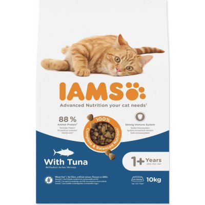 Iams for Vitality Adult s tuňákem 10 kg – Zboží Mobilmania