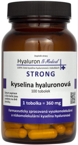 Hyaluron N-Medical STRONG 100 tablet od 2 278 Kč - Heureka.cz