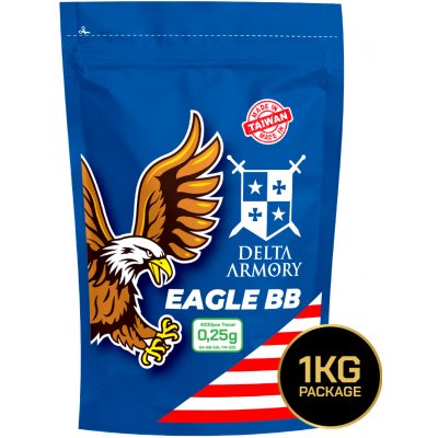 BB Delta Armory EAGLE 0,25 g 4000 ks Tracer green – Zboží Dáma