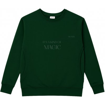Moniel kojící mikina It's a kind of MAGIC krátká Basic Dark Green – Hledejceny.cz