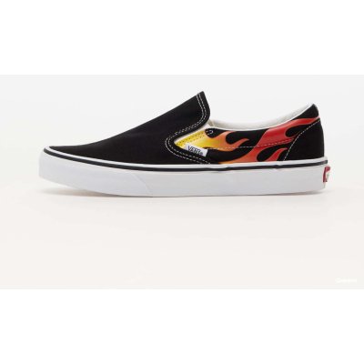 Vans FLAME classic slip-on SHOES Flame black/black/True White – Zboží Dáma