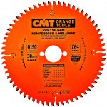 CMT Pilový kotouč na lamino, plast a neželezné kovy D190x2,8 d30 Z64 HM – Sleviste.cz