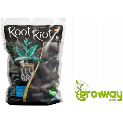 Growth Technology Root Riot kostka bez sadbovače - 100ks – Zboží Dáma