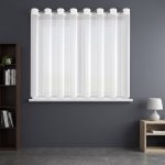 Dekorační krátká šifonová záclona s kroužky IZABEL 350x150 cm bílá MyBestHome – Hledejceny.cz