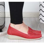 Haidi dámské mokasíny HR61313-4R červené – Zboží Dáma