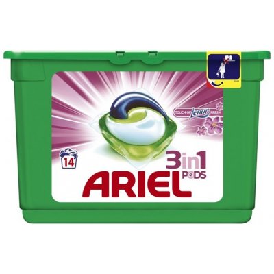 Ariel Touch of Lenor kapsle 14 PD – Zbozi.Blesk.cz