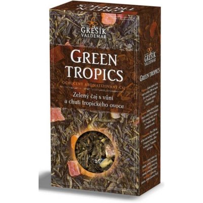 Grešík Čaje 4 světadílů zelený čaj Green Tropics 1 kg