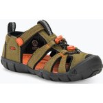 Keen Seacamp II Cnx Children dark olive/gold flame – Sleviste.cz