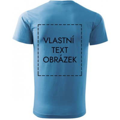 Malfini Basic 129 pánské tričko s vlastním potiskem modrá – Hledejceny.cz