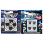 iMP Tech: Trigger Treadz - Trigger Grips (4 ks) + Trigger Treadz - Thumb Grips (4 ks) - černé PS4 – Zboží Živě