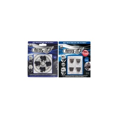iMP Tech: Trigger Treadz - Trigger Grips (4 ks) + Trigger Treadz - Thumb Grips (4 ks) - černé PS4 – Zboží Živě