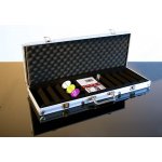 Garthen 503 Hliníkový kufr na 500 ks žetonů s příslušenstvím – Zboží Dáma