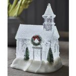 Markslöjd Dekorace kostel CHAPELLE 3x LED 0,5 W bílá-transp. 23 x 17 x 14 cm – Hledejceny.cz